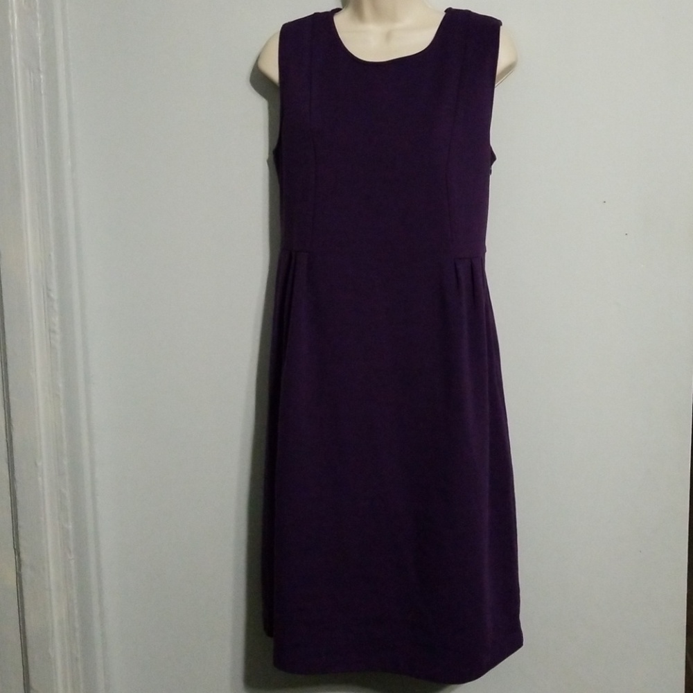 Pamela Dennis dark purple dress